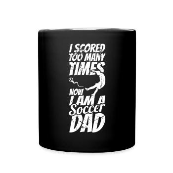 Soccer Dad - Full Colour Mug - black - Front
