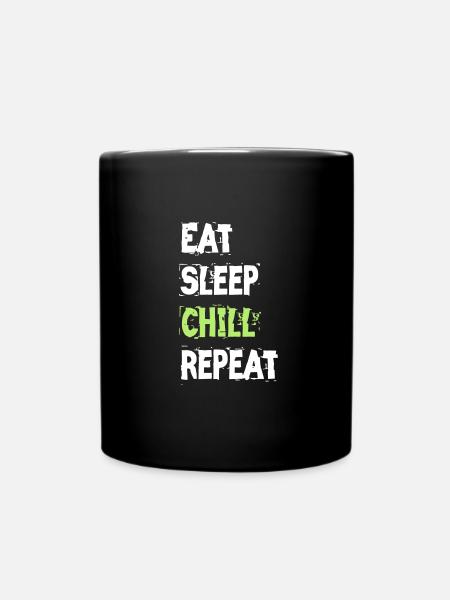 Chillen - Tasse einfarbig - Schwarz