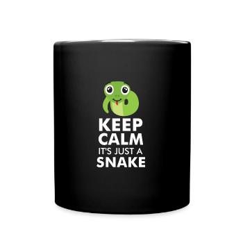 SNAKES: It's Just A Snake - Tasse einfarbig - Schwarz - Vorne