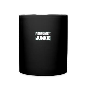 Parfüm Fragrance Perfüm Perfume Parfum Duft - Tasse einfarbig - Schwarz - Vorne