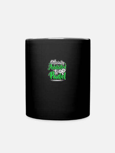 Paddle Tennis Paddle Paddle Tennis Padel Tennis - Mug uni - noir