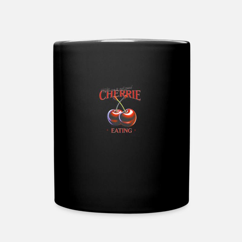 Cherry - Full Colour Mug - black