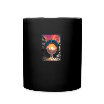 Lost Places- City - Full Colour Mug - black - Front