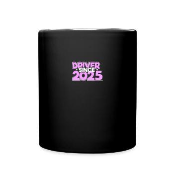 Driving License 2025 Driving Test Driving License Test - Full Colour Mug - black - Front
