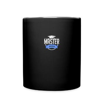 Master 2025 Masterabschluss Sponsion Graduation - Tasse einfarbig - Schwarz - Vorne