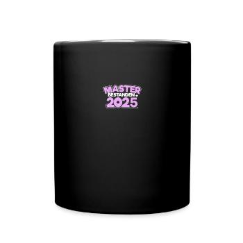 Master 2025 Diplôme de Master Graduation - Mug uni - noir - Devant