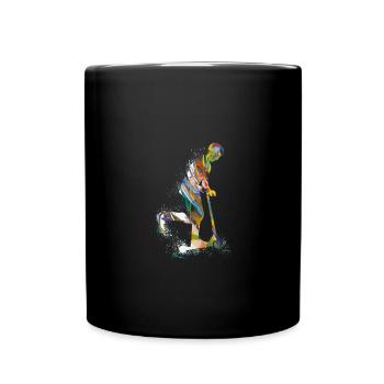 Stuntscooter,Trickscooter,tricks,stunt,e-scooter, - Tasse einfarbig - Schwarz - Vorne