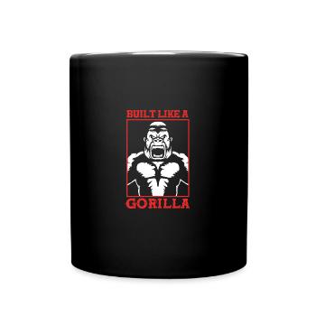 Gorilla - Full Colour Mug - black - Front
