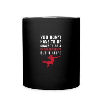 Tänzerin - Tasse einfarbig - Schwarz - Vorne