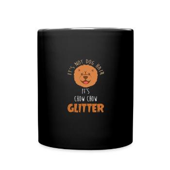 Chow Chow Dog - Full Colour Mug - black - Front