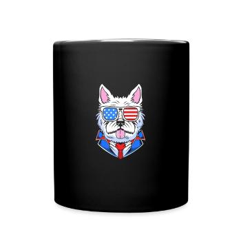 West Highland Terrier - Full Colour Mug - black - Front