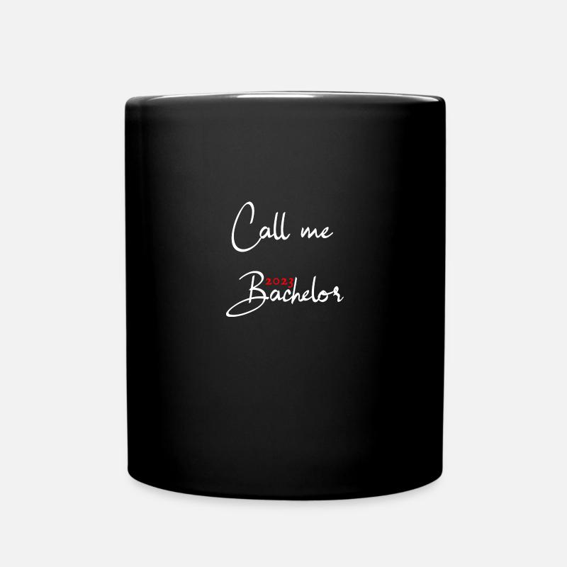 Bachelor 2023 Abschluss Promotion Sponsion - Tasse einfarbig - Schwarz