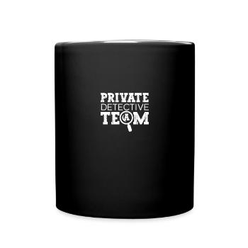 Private Detective Team for Men Women - Full Colour Mug - black - Front