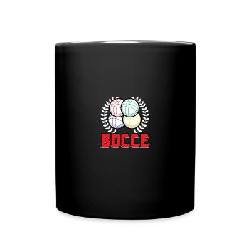 Bocce Boccia Boule Pétanque - Mug uni - noir - Devant