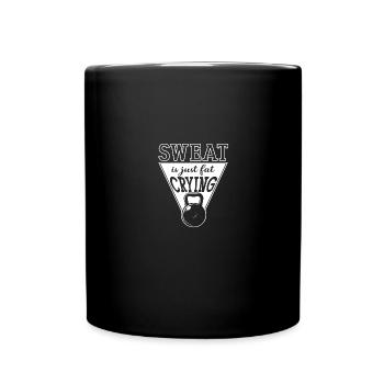 La sueur n’est que de la graisse pleurant Gym Workout Fitness pour - Mug uni - noir - Devant