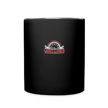 Facilement distrait par les montres pour les collectionneurs de montres - Mug uni - noir - Devant