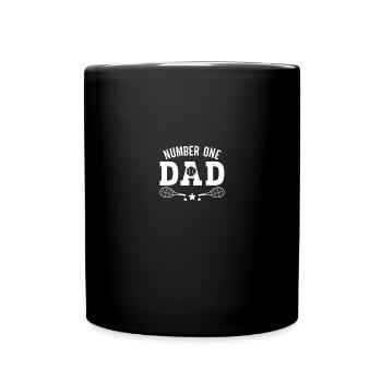 Père numéro un pour les joueurs de tennis et les entraîneurs de tennis - Mug uni - noir - Devant