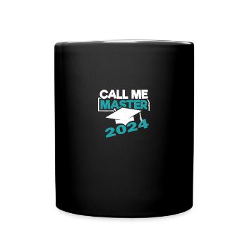 Master 2024 Master's Degree Graduation Doctorate - Full Colour Mug - black - Front