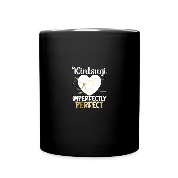 Kintsugi Kintsukuroi imparfaitement parfait - Mug uni - noir - Devant