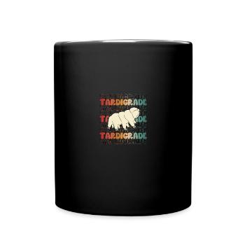 Tardigrade Microbiology Biology Water Bear - Full Colour Mug - black - Front