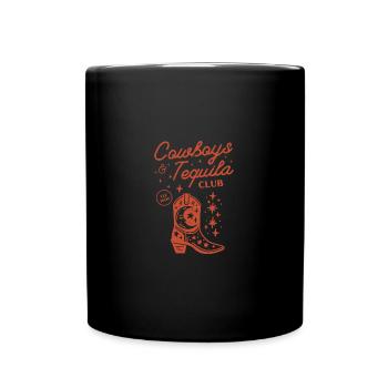Cowboys Et Tequila Tenue Pour Femmes Rodéo - Mug uni - noir - Devant