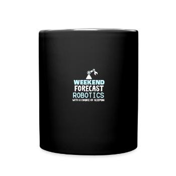 ROBOTICS: Weekend Forecast Robotics - Tasse einfarbig - Schwarz - Vorne