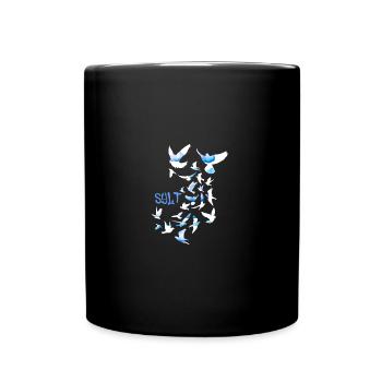 sylt,troupeau d’oiseaux,paix,liberté,sourds,nuages - Mug uni - noir - Devant