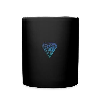 Diamant - Tasse einfarbig - Schwarz - Vorne