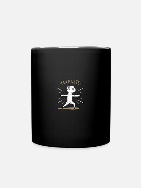 llamaste - Mug uni - noir
