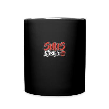 Snus rauchfrei Nichtraucher Nikotin Antiraucher - Tasse einfarbig - Schwarz - Vorne