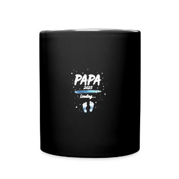 Dad 2025 Loading for Fathers Gift - Full Colour Mug - black - Front