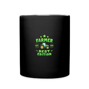 For Farmers - Farmer Lifestyle - Full Colour Mug - black - Front