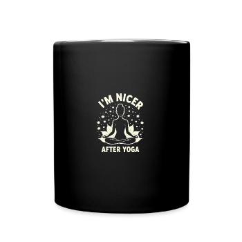 Yoga Amusant - Méditation & Chakra - Mug uni - noir - Devant
