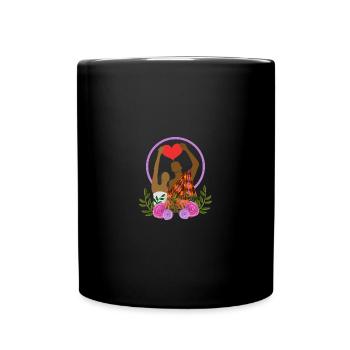Ghana Ghanaer Liebe Liebespaar Ehe I Geschenk - Tasse einfarbig - Schwarz - Vorne