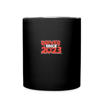 Driver's license 2023 driving test passed gift - Full Colour Mug - black - Front