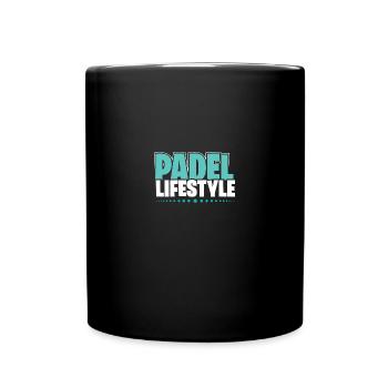 Padel Tennis Paddel Padelball Padeln Padeltennis - Tasse einfarbig - Schwarz - Vorne