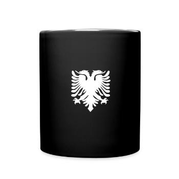 Albaner Albanisch Shqiponja Adler Shqiperia Kosovo - Tasse einfarbig - Schwarz - Vorne