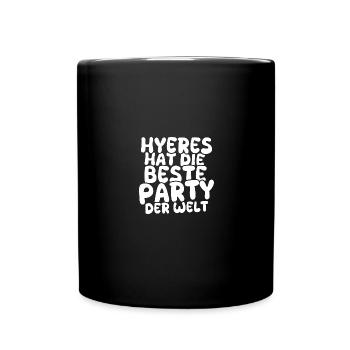 Hyeres as a holiday destination - Full Colour Mug - black - Front