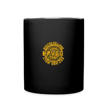 Geschenk für Pavel - Tasse einfarbig - Schwarz - Vorne