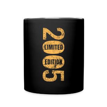 Limited Edition 2005 18th Birthday Gift - Full Colour Mug - black - Front