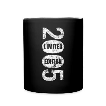 Limited Edition 2005 18th Birthday Gift - Full Colour Mug - black - Front