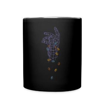 Chill pills - Tasse einfarbig - Schwarz - Vorne