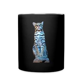 Ocelot - Full Colour Mug - black - Front