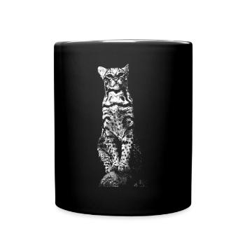 Ocelot - Full Colour Mug - black - Front