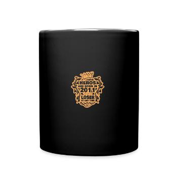 2011 - Tasse einfarbig - Schwarz - Vorne