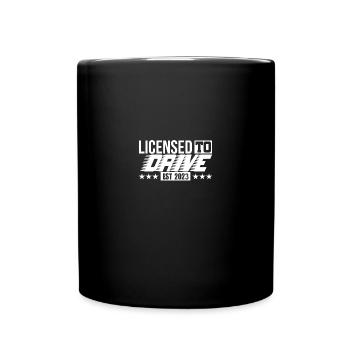 Driver's license 2023 driving test passed gift - Full Colour Mug - black - Front