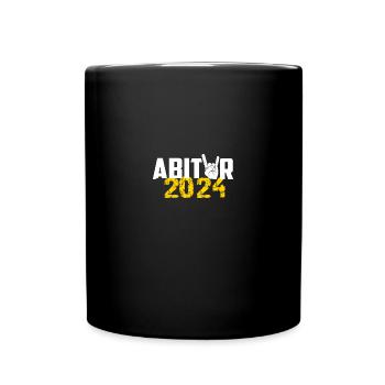 Abitur 2024 Abireise Abifeier Abifahrt Abiturient - Tasse einfarbig - Schwarz - Vorne