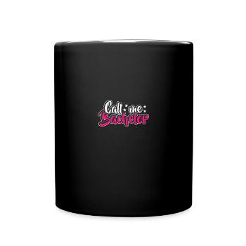 Bachelor bestanden Abschluss Promotion Sponsion - Tasse einfarbig - Schwarz - Vorne
