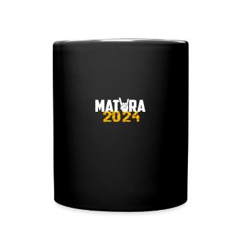 Matura 2024 Maturareise Maturafeier Maturant - Tasse einfarbig - Schwarz - Vorne
