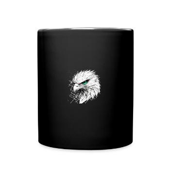 Libre comme l’aigle - Mug uni - noir - Devant